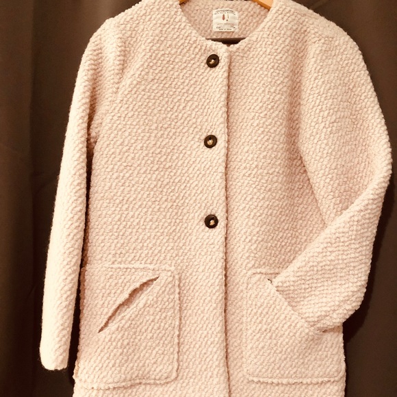 Zara Other - Zara Girls Pink Button Coat
